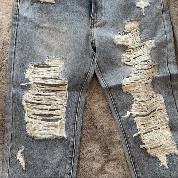 NWT SER.O.YA Omar Drop Crotch Boyfriend jeans size 26/24 coastline - Picture 7 of 16